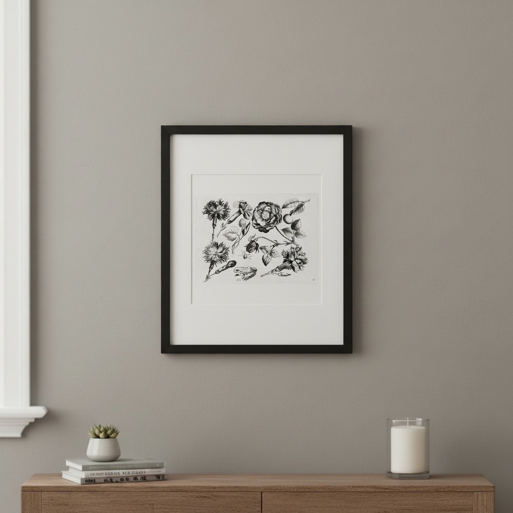 🥀 {FINAL SALE} UO Botanical Tattoo Illustrations Art Print ~ Unframed